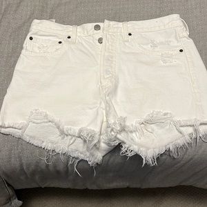 Gently Uses Womens White Jean Short Sz 27 Denim Forum